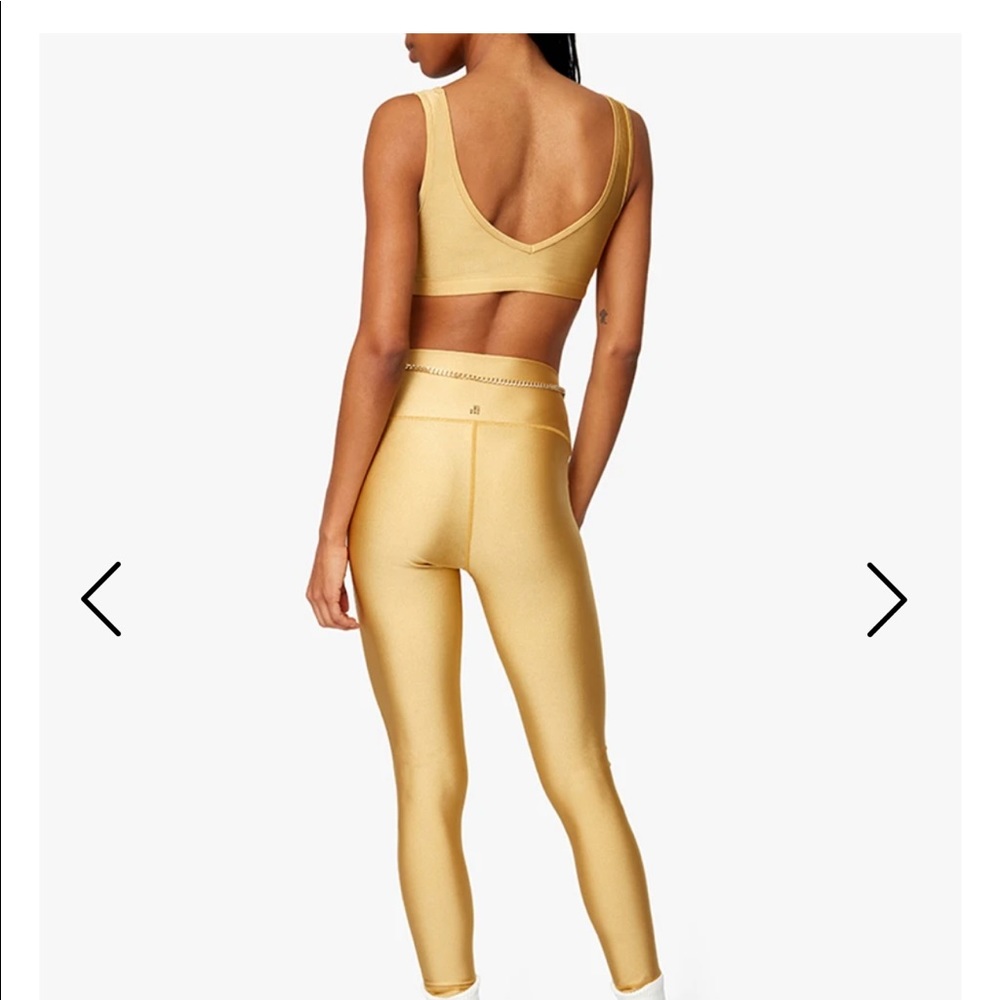 WEWOREWHAT
CHAIN HIGH RISE METALLIC LEGGINGS - Picture 2 of 4